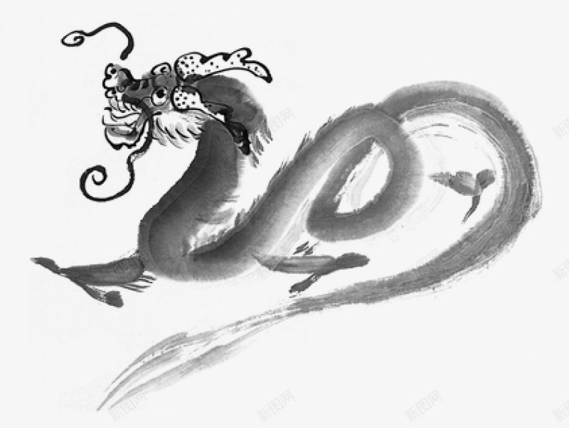 水墨龙国画飞龙中国龙纹中国风查看来源浏览大图159png免抠素材_新图网 https://ixintu.com PNG素材 中国元素 中国风 中国龙 免抠素材 水墨 水墨龙 龙