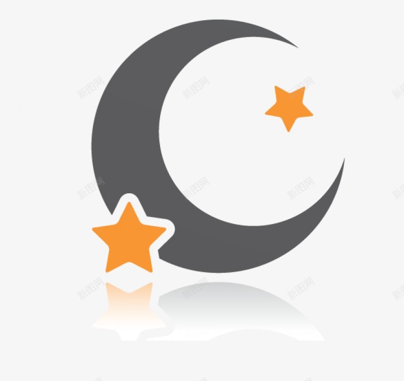 卡通可爱星星月亮PNS透明底png免抠素材_新图网 https://ixintu.com PNS透明底 卡通可爱 星星月亮