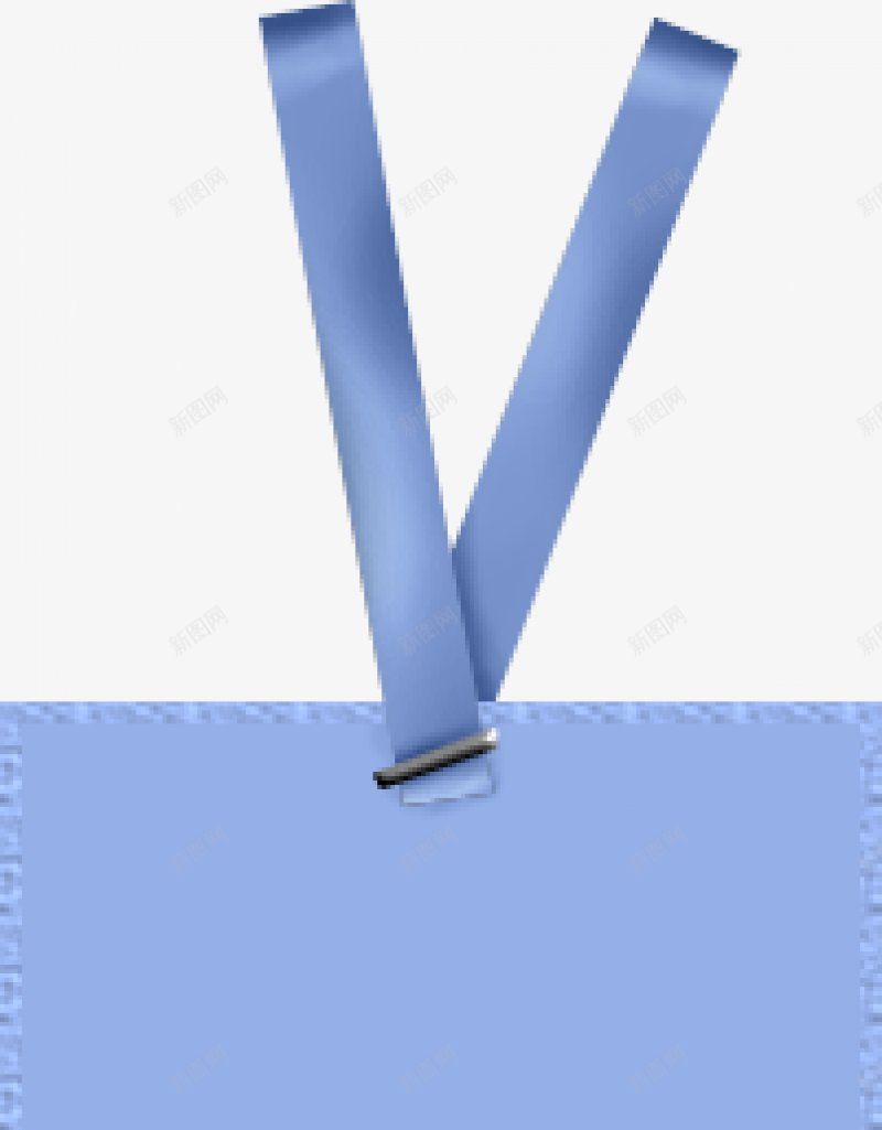 手绘蓝色丝带吊牌装饰图png免抠素材_新图网 https://ixintu.com 蓝色 小物件 丝带 吊牌 手绘 简约 小清新 风格 装饰 图案