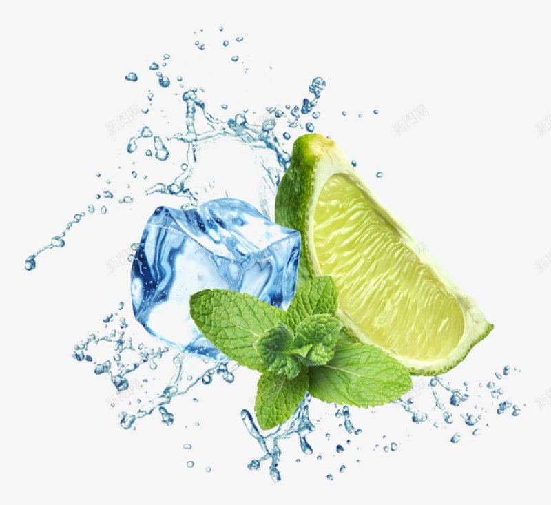 薄荷冰块北坤人透明底png免抠素材_新图网 https://ixintu.com 薄荷冰块北坤人 透明底