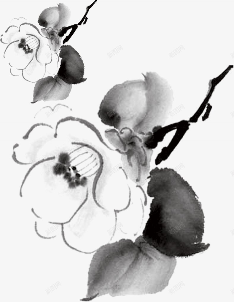 水墨画树松树船荷花梅花鹤山水画天鹅水墨书画中国画中图标png_新图网 https://ixintu.com 古风船 天鹅 山水画 松树 树 梅花 水墨 水墨画 船 荷花 鹤