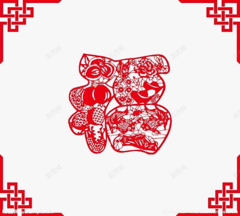 春节新春元旦节日灯笼炮竹剪纸红色拜年中国结灬小狮子png免抠素材_新图网 https://ixintu.com 元宵 元旦 喜庆 年味 新年 春节 灯笼 红色 节日 鸡年