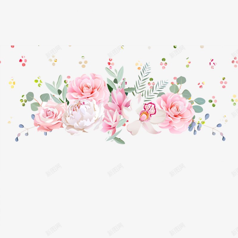 小清新绿植花卉装饰海报png免抠素材_新图网 https://ixintu.com 小清新绿植花卉装饰 海报