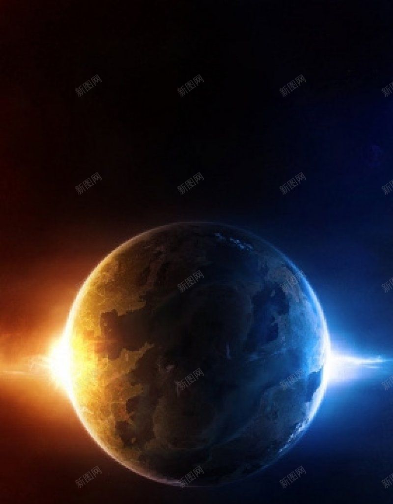 地球宇宙h5免费H5jpg设计背景_新图网 https://ixintu.com 免费H5 地球宇宙h5