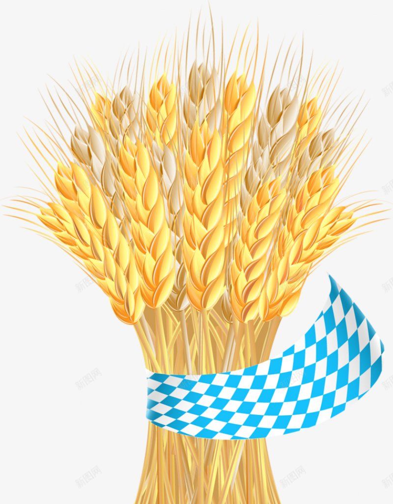 麦穗食材蔬菜水果画板精细划分标明分图标png_新图网 https://ixintu.com 免扣两秒视觉 标明分类名称 麦穗