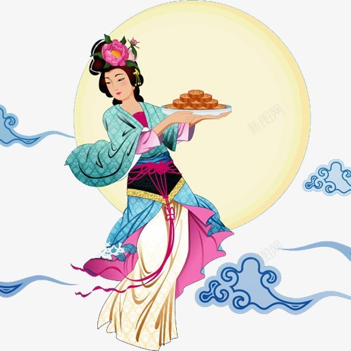 中秋节之嫦娥奔月GIF图标图标模板王中秋png_新图网 https://ixintu.com GIF图标 中秋 中秋节之嫦娥奔月 图标模板王