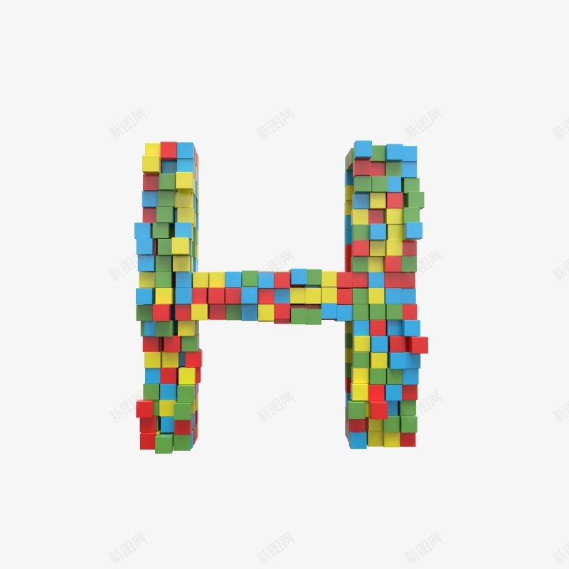 彩色童年游戏玩具积木字母Hpng免抠素材_新图网 https://ixintu.com 字母 彩色 游戏 玩具 积木 童年