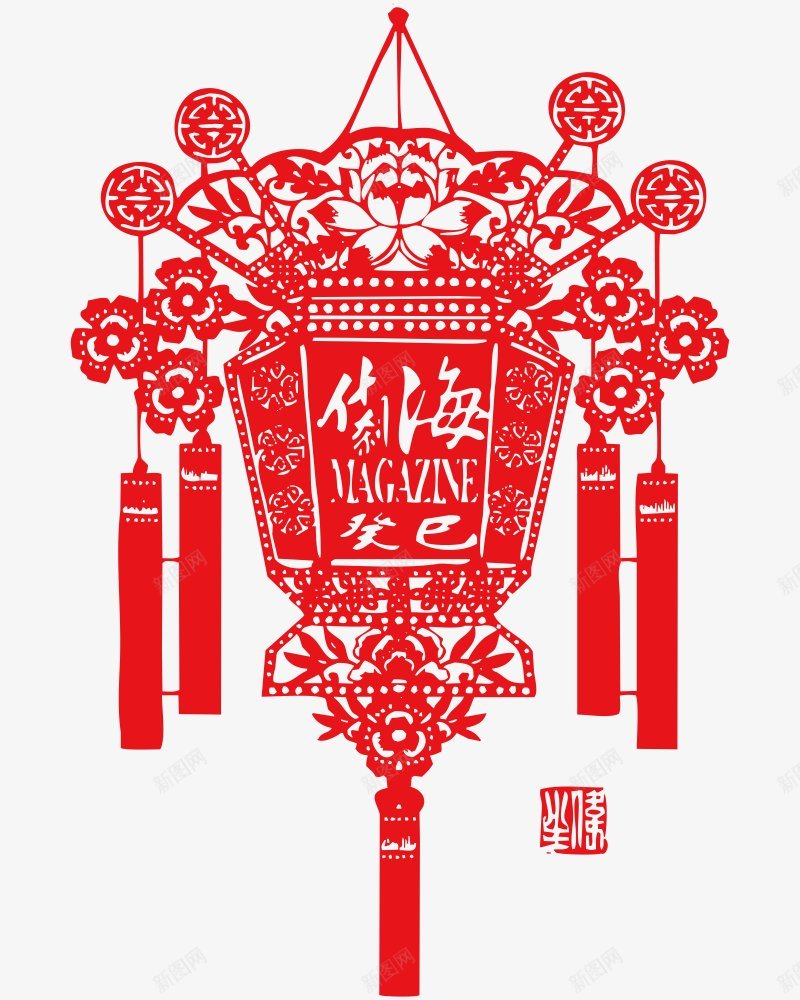 中国古典传统剪纸窗花中国剪纸花纹边框png免抠素材_新图网 https://ixintu.com 中国 中国古典传统 剪纸 窗花 花纹 边框