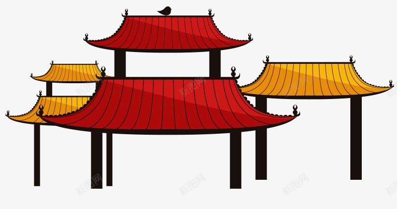 中国风建筑11小古典中国风png免抠素材_新图网 https://ixintu.com png 中国风 中国风建筑 古典 小