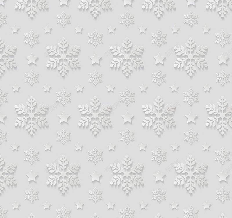 白色雪花无缝矢量地产列jpg设计背景_新图网 https://ixintu.com 地产列 白色雪花无缝矢量