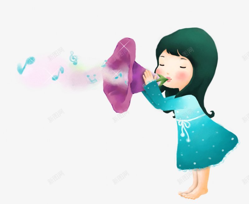 韩国插画可爱小仙子系列卡通png免抠素材_新图网 https://ixintu.com 卡通