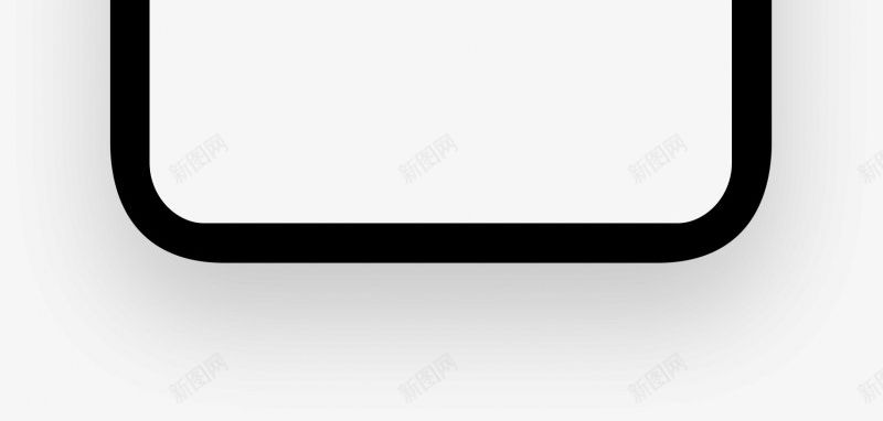 iPhoneX黑色框图标png_新图网 https://ixintu.com X黑色框 iPhone iPhoneX