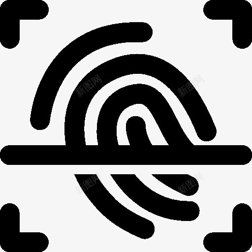 Security复制或扫描肖像png免抠素材_新图网 https://ixintu.com fingerprint scan security 安全 扫描 指纹