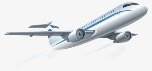 飞翔的飞机png免抠素材_新图网 https://ixintu.com 交通工具 天空 飞机 飞翔