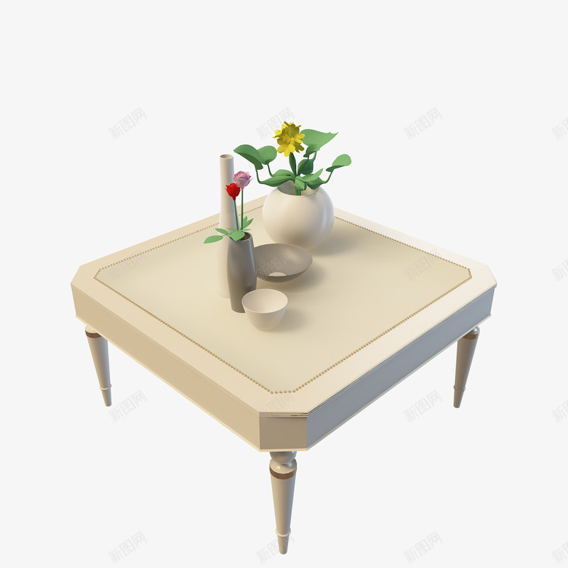 白色花瓶简单木制北欧茶几png免抠素材_新图网 https://ixintu.com 北欧 北欧茶几 木制 木制茶几 白色花瓶简单木制北欧茶几 茶几