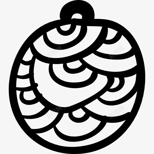 圣诞树上的球图标png_新图网 https://ixintu.com 球 装修 装饰