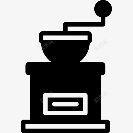 咖啡研磨机图标png_新图网 https://ixintu.com 厨房 厨房用具 咖啡机 用具 粉碎机 食品 食物和餐厅
