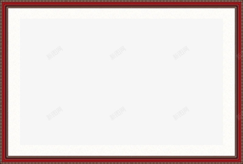 棕色边框png免抠素材_新图网 https://ixintu.com 书画 书画框 卡通 棕色 证书画框