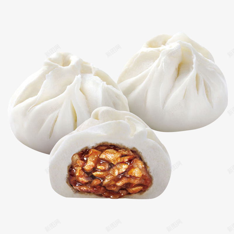 切开的叉烧包小笼包实物png免抠素材_新图网 https://ixintu.com 切开的包子 叉烧包 小笼包插画 美味包子 露馅的包子