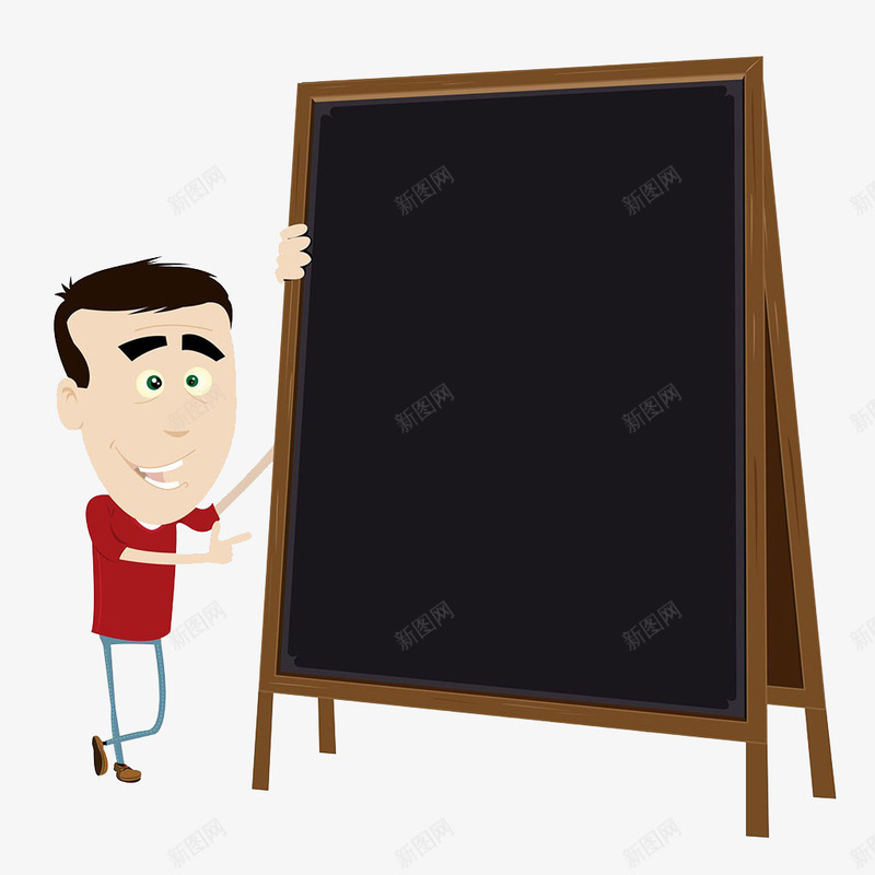 讲课的老师png免抠素材_新图网 https://ixintu.com 上课 卡通手绘 听讲 学习 教学 讲解 讲说 讲课 课堂 黑板