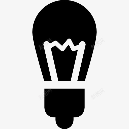 圆形氙气灯泡图标png_新图网 https://ixintu.com 光照 技术 灯泡 闪电
