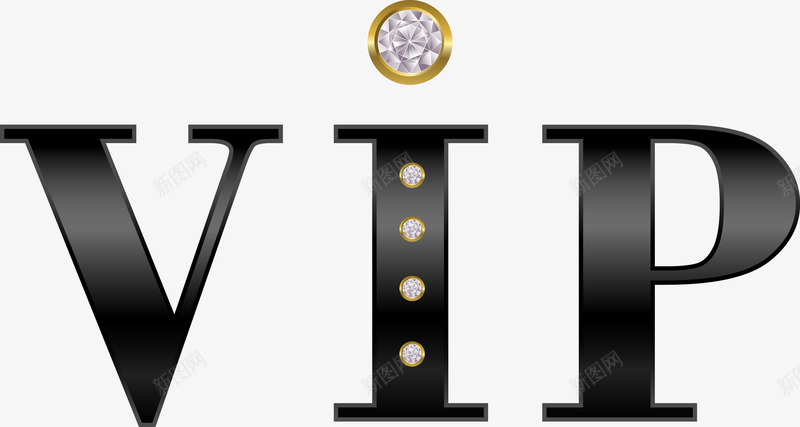 手绘VIPpng免抠素材_新图网 https://ixintu.com VIP 会员 手绘 钻石