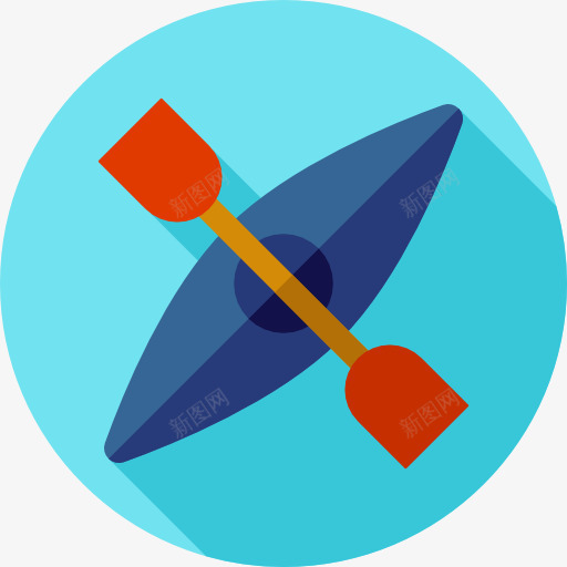 Kayak图标png_新图网 https://ixintu.com 体育竞赛 夏季奥运 漂流 独木舟 皮划艇 皮划艇海报 运动 运输