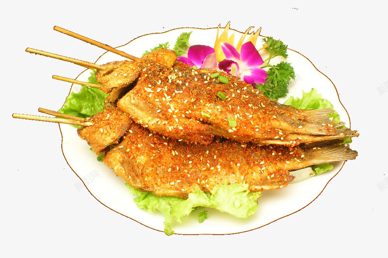 烤鲫鱼png免抠素材_新图网 https://ixintu.com 传统美食 烤鱼 生烤鲫鱼 餐饮美食 鱼 鲫鱼