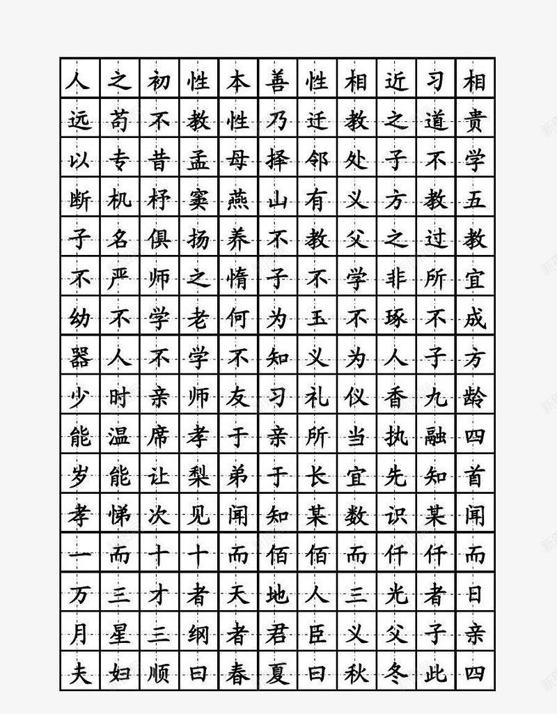 弟子规钢笔楷书字帖案png免抠素材_新图网 https://ixintu.com 名文 字帖 弟子规 楷书 矢量图案 硬笔书法 练字字帖 钢笔 钢笔字帖 高清