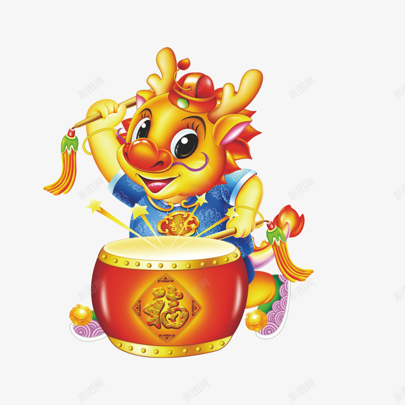 迎春晚会龙png免抠素材_新图网 https://ixintu.com 迎新 迎新晚会矢量素材 迎春晚会元素 迎春龙