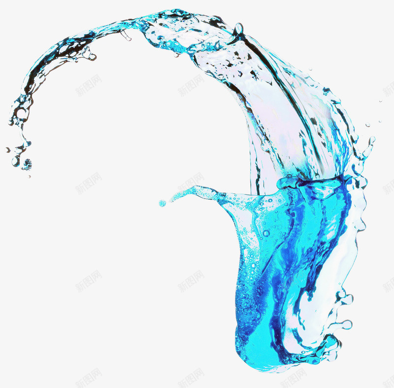 泼出去的水png免抠素材_新图网 https://ixintu.com PNG 水 泼水 蓝色