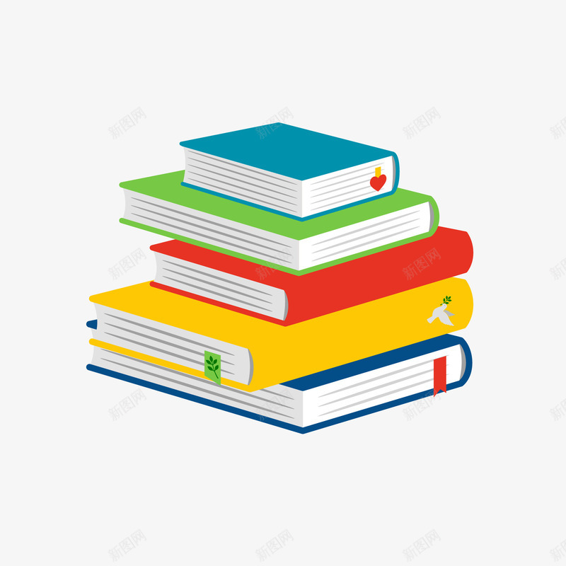 卡通书本矢量图ai免抠素材_新图网 https://ixintu.com PNG图 PNG图下载 书本 书籍 创意卡通 卡通 卡通插图 插图 课本 矢量图