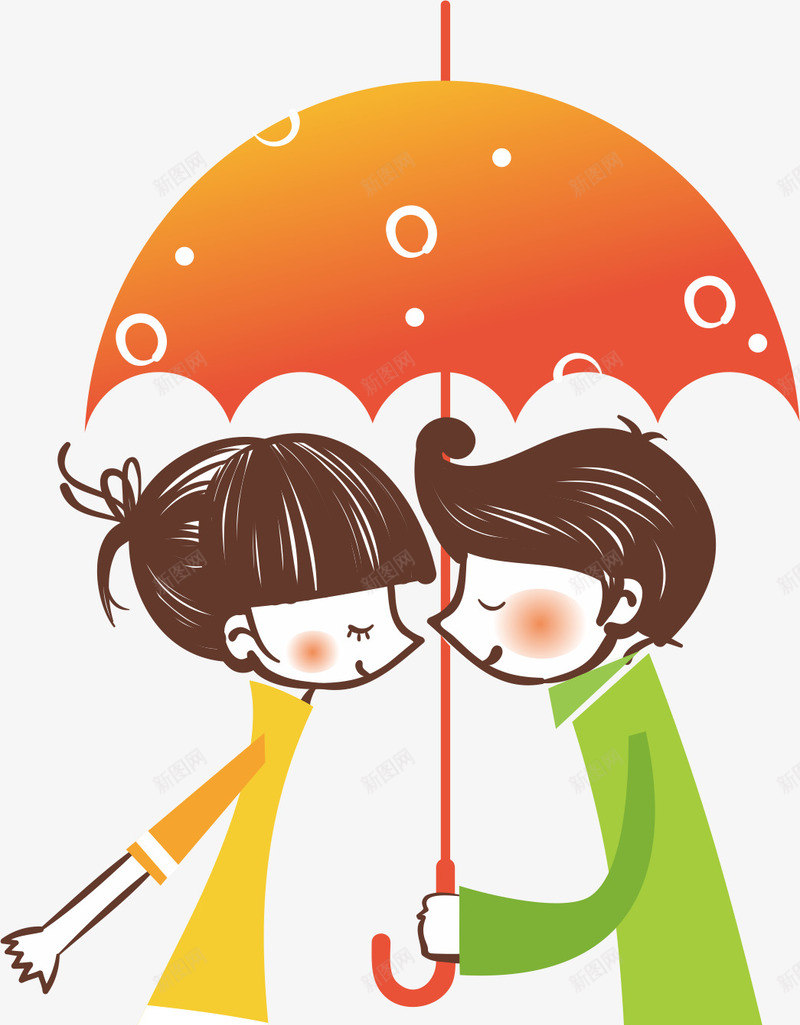 一见钟情png免抠素材_新图网 https://ixintu.com 一见钟情 卡通情侣 情人节 浪漫 爱情
