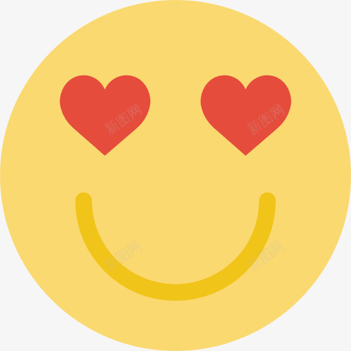 爱图标png_新图网 https://ixintu.com 圆形的脸 平方 微笑 接口 爱情 爱没有距离 表情 表情符号