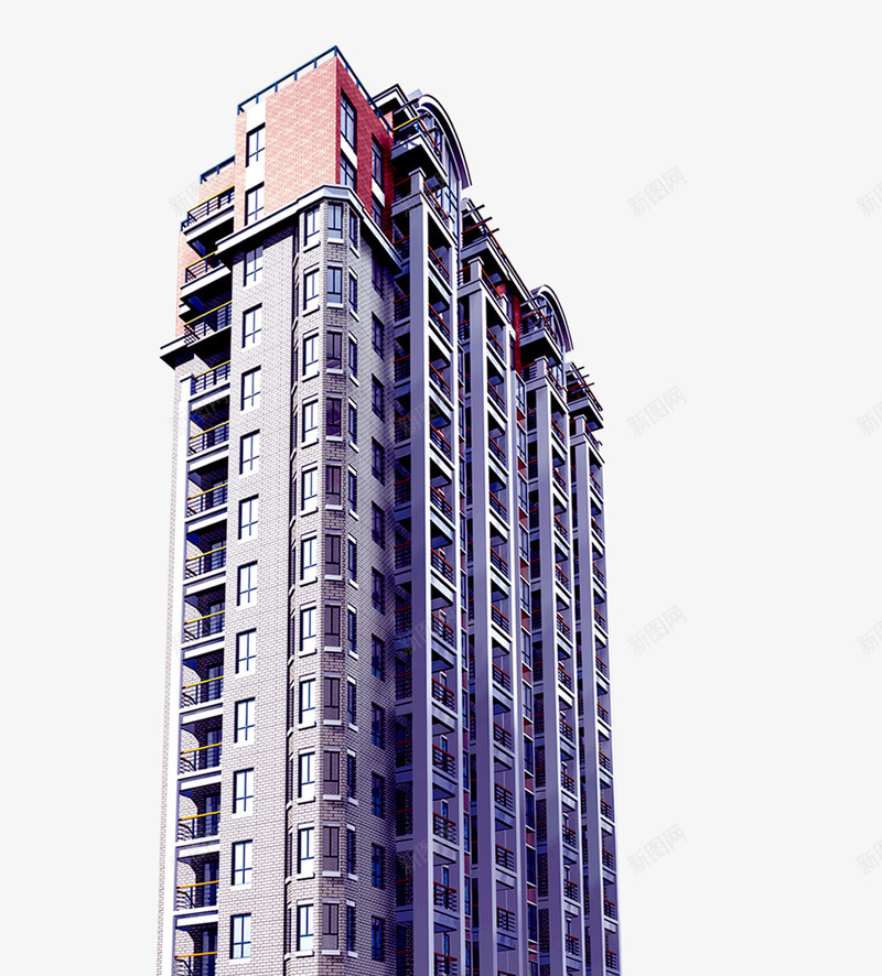高楼房地产广告png免抠素材_新图网 https://ixintu.com 写字楼 大楼 小区 建筑 房地产广告 房子 高楼