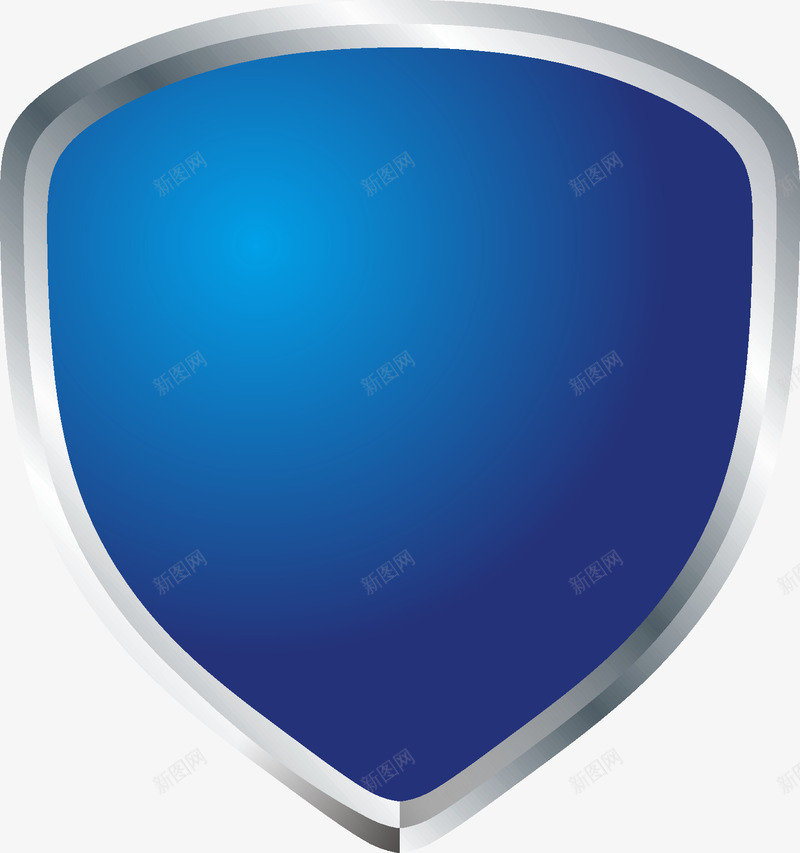 手绘蓝色电脑管家图标png_新图网 https://ixintu.com 图标 电脑 管家 蓝色