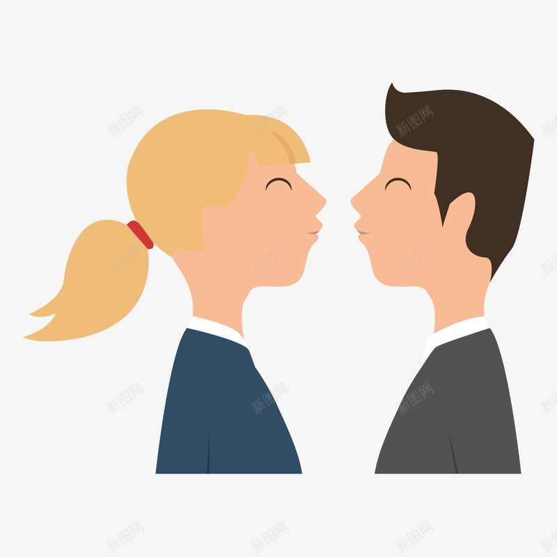 插画风浪漫接吻情侣矢量图ai免抠素材_新图网 https://ixintu.com ki kiss 人物 卡通 国际接吻日 情侣 接吻 接吻图 插画 插画风 浪漫 爱情 矢量图