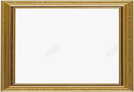 金色木质相框展示区png免抠素材_新图网 https://ixintu.com 展示 木质 金色