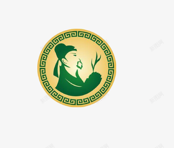 中医李时珍logo图标png_新图网 https://ixintu.com 中医 中医logo 中医商标 中国风 养生 李时珍