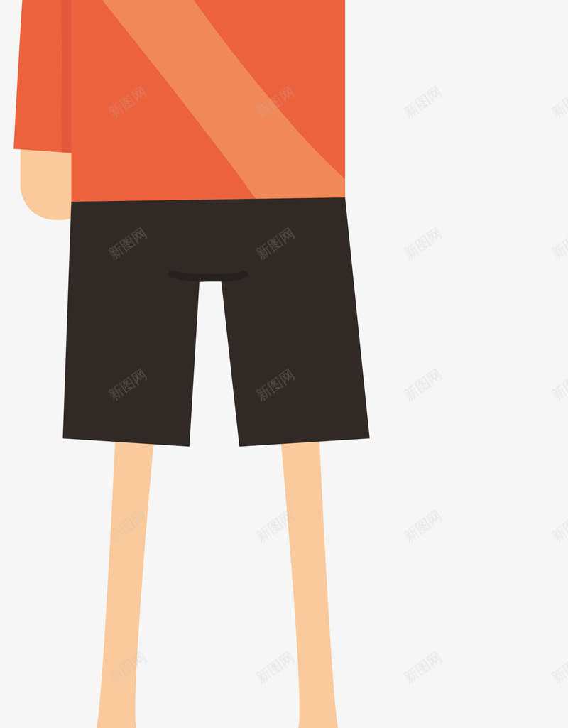 挠头的小男孩插画png免抠素材_新图网 https://ixintu.com 不开心 人物插画 可爱小男孩 指向 挠头的小男孩 男孩插画