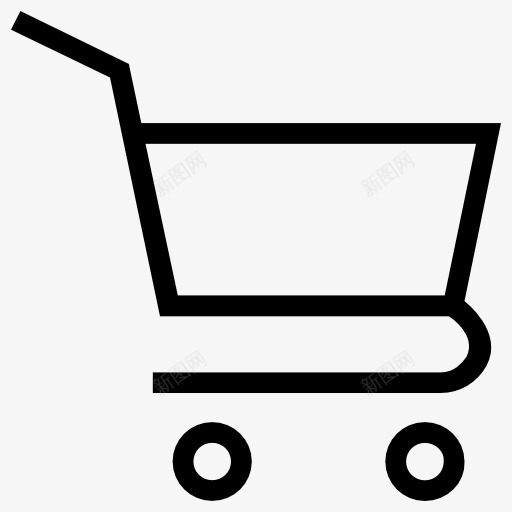 购物车图标png_新图网 https://ixintu.com 商业 商务 商店 网上商店 购物超市 购物车