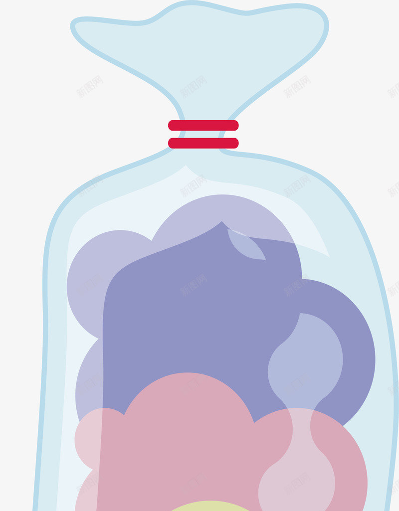 花朵糖果零食袋png免抠素材_新图网 https://ixintu.com 休闲食品 塑料袋 矢量png 花朵糖果 花朵软糖 零食