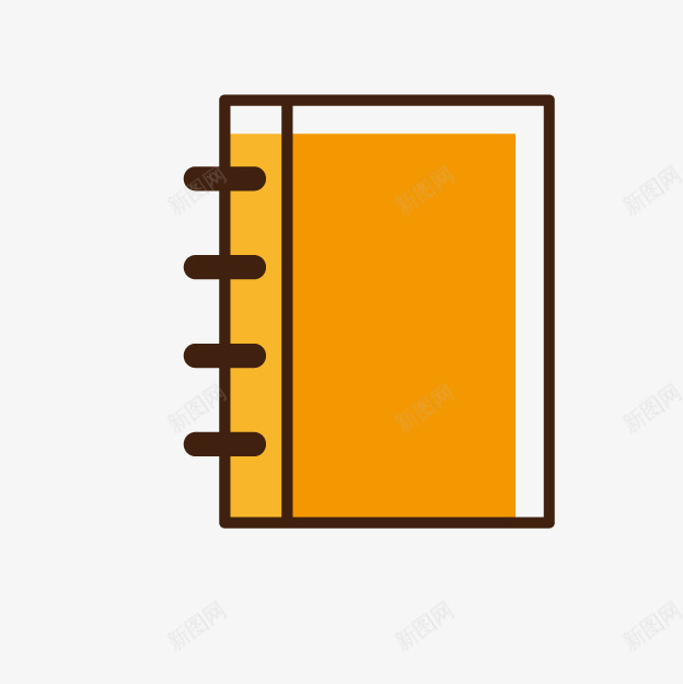 手绘笔记本png免抠素材_新图网 https://ixintu.com 办公室用品 卡通文具 卡通笔记本 可爱文具 学习文具 手绘笔记本 文具