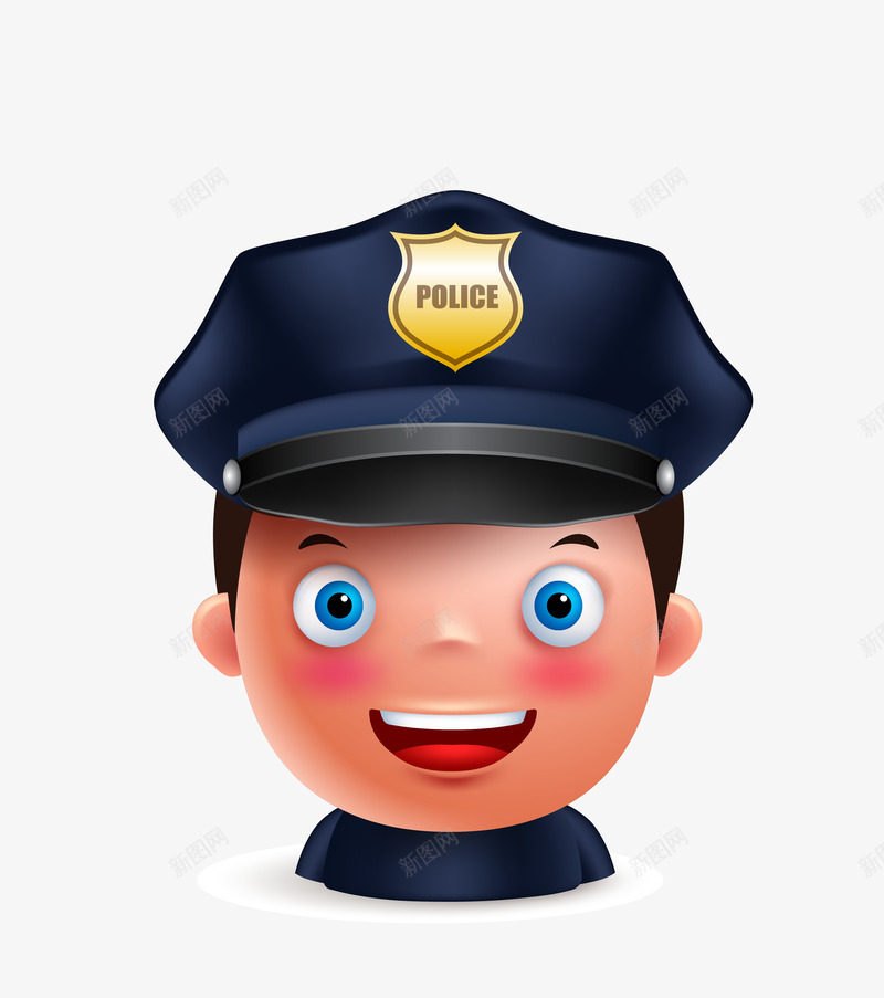 戴着不同帽子的卡通职业警察人物矢量图eps免抠素材_新图网 https://ixintu.com 为人名服务 各行各业 工作者 戴着不同帽子的卡通职业警察人物面部表情免费下载 服务 矢量图 行业 警察头像 警察帽子 警察职业 警察表情 鸭舌帽