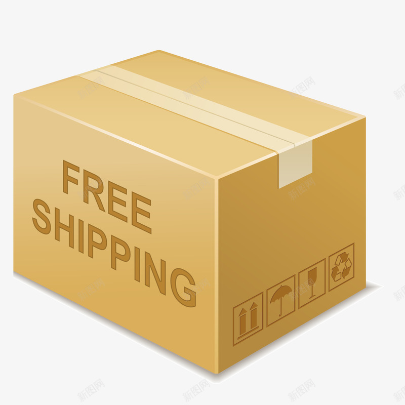 食品包装箱png_新图网 https://ixintu.com 包装 箱子 食品