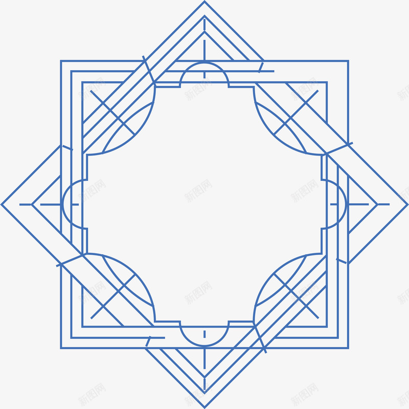 简约简单几何边框纹理矢量图ai免抠素材_新图网 https://ixintu.com 创意几何形状 图案 形状 手绘线条 简单几何 边框 矢量图