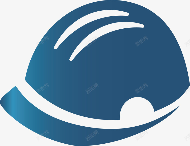 卡通安全帽标图标png_新图网 https://ixintu.com 安全帽 彩色底纹 扁平化 矢量图标 简约装饰 设计图
