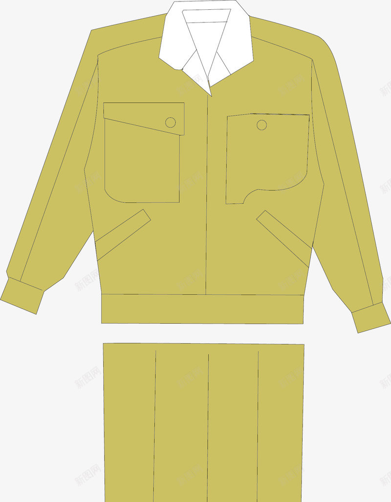 工装png免抠素材_新图网 https://ixintu.com 上衣 商务男装 套装 工作服 服装 男装 职业服装 职业装 职员服装 衣服