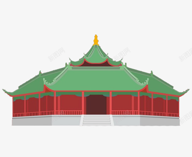 建筑装饰png免抠素材_新图网 https://ixintu.com 建筑 房子 矢量装饰 蒙古包 装饰