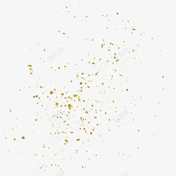金色墨迹底纹png免抠素材_新图网 https://ixintu.com 创意底纹 金光闪闪 金星 金星星 金色底纹